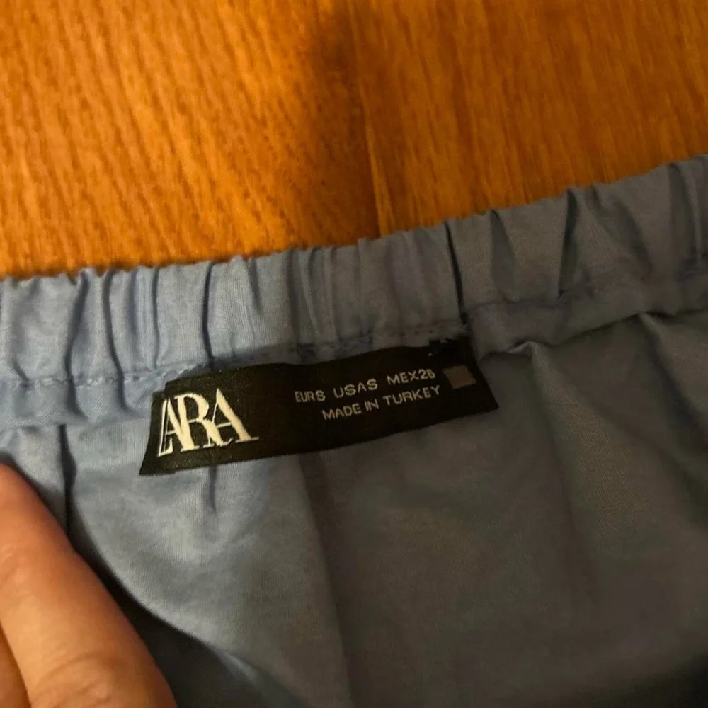 Zara Blue Tiered Midi Skirt - Picture 3 of 5